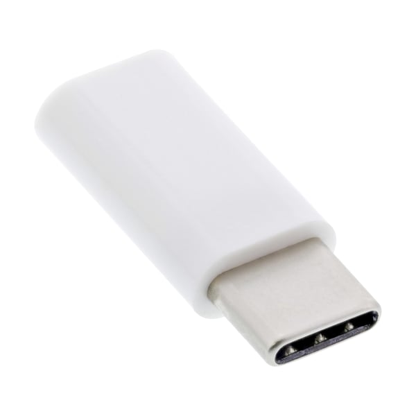 InLine 33303I kabel kønsskifter USB type C male microUSB2.0 Hvid InLine 33303I kabel kønsskifter USB type C male microUSB2.0 Hvid
