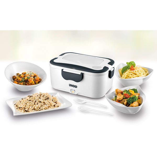 Unold 58850 elektrisk lunchlåda 35 W 1,5 l Grå, Vit Vuxen