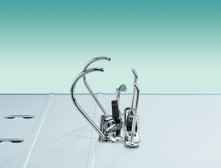 Leitz Brevordner 180° PP A4/80mm, 90% recirkuleret karton, 30% før-forbruger recirkuleret plastik