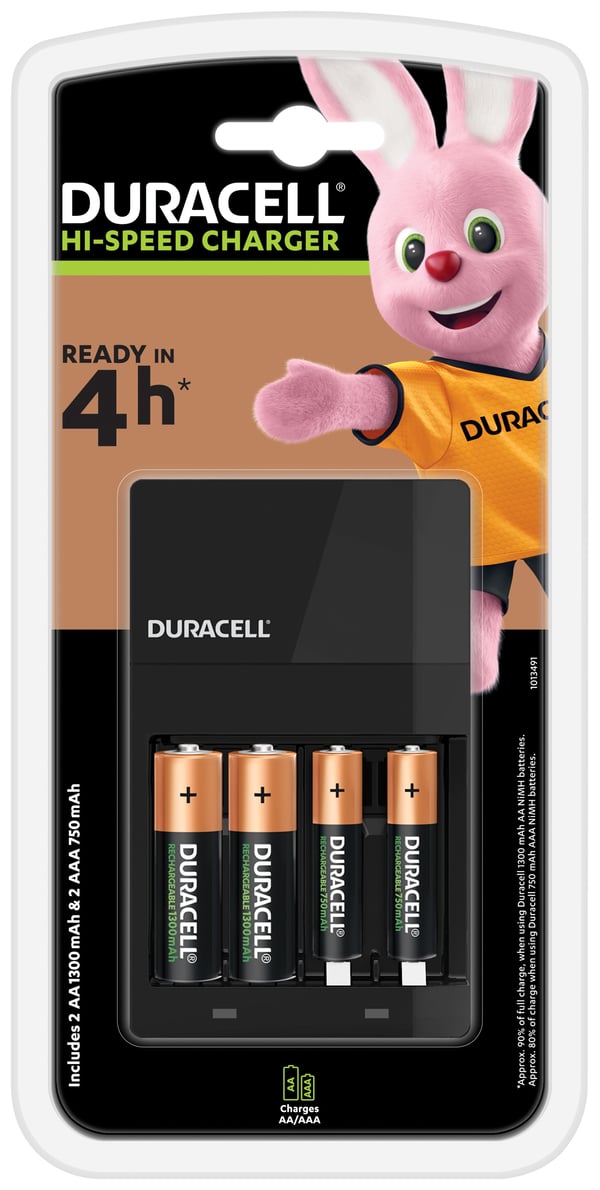 Duracell CEF14 batterioplader Husholdningsbatteri Vekselstrøm