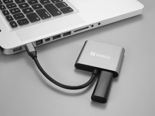 Sandberg 136-44 USB-grafikadapter Grå