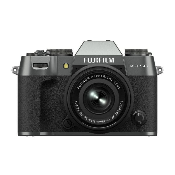 Fujifilm X -T50 + XC15-45mmF3.5-5.6 OIS PZ MILC 40,2 MP X-Trans CMOS 5 HR 7728 x 5152 pixel Kul, Sølv
