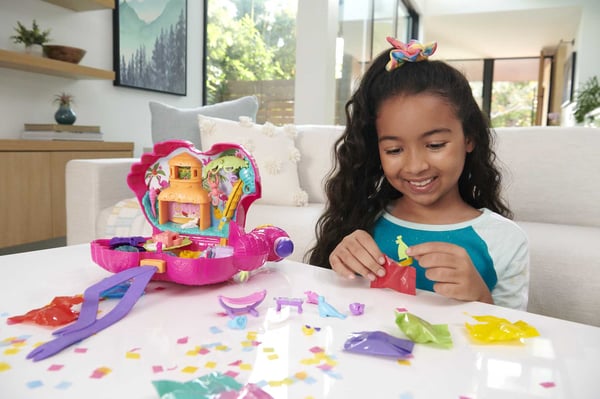 Polly Pocket FLAMINGO PARTY Playset