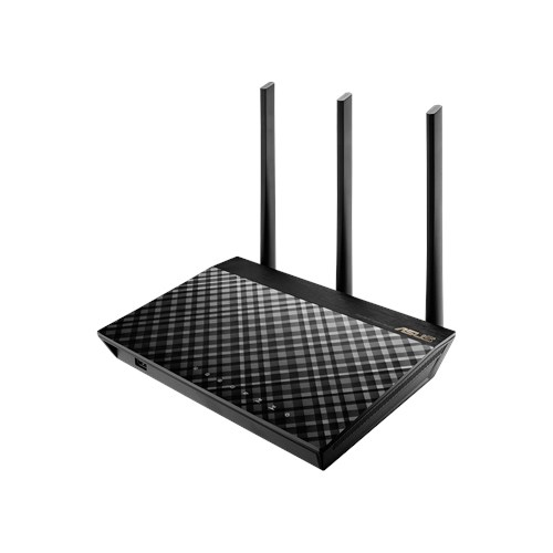 ASUS RT-AC1900U trådløs router Gigabit Ethernet Dual-band (2,4 GHz / 5 GHz) Sort