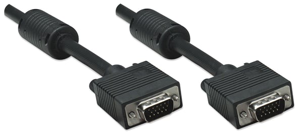 Manhattan SVGA 1.8m VGA-kaapeli 1,8 m VGA (D-Sub) Musta