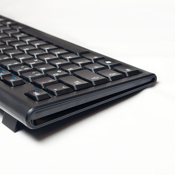 LogiLink ID0104 tastatur Mus inkluderet Kontor RF trådløst QWERTZ Sort