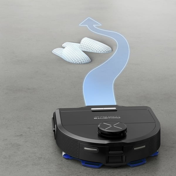 Rowenta X-Plorer RR9465WH robotdammsugare Svart
