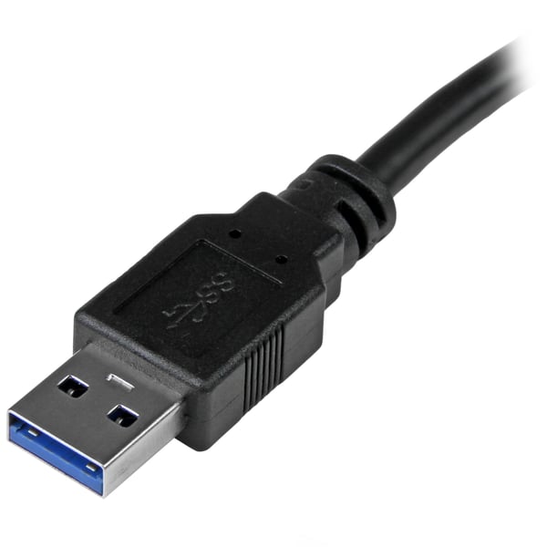 StarTech.com USB312SAT3CB kaapelin sukupuolenvaihtaja USB 3.1 A SATA 7+15 pin Musta