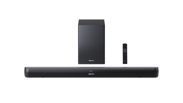 Sharp HT-SBW202 soundbar-kaiutin Musta 2.1 kanavaa 100 W