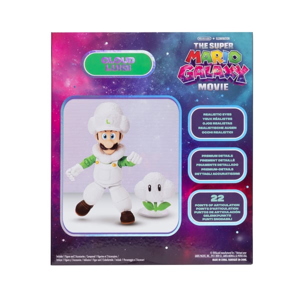 Super Mario The Galaxy Movie Cloud Luigi