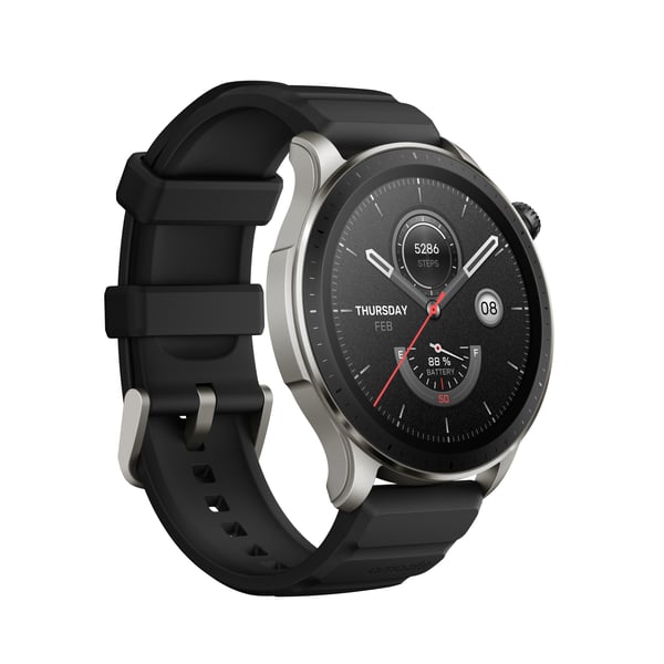 Amazfit GTR 4 Superspeed Black 3,63 cm (1.43") AMOLED 46 mm Digital 466 x 466 pixlar Pekskärm Svart GPS