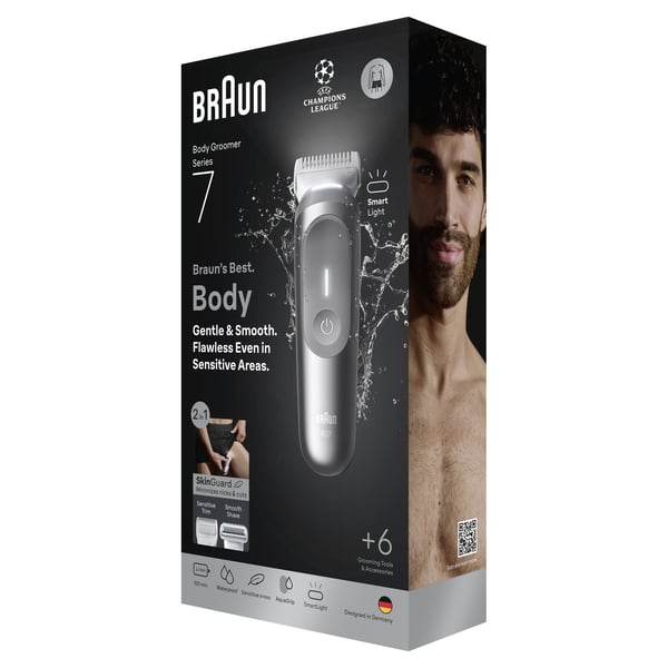 Braun Series 7 80789703 body groomer / barbermaskine Grå