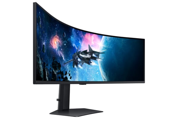 Samsung G95C tietokoneen litteä näyttö 124,5 cm (49") 5120 x 1440 pikseliä Dual QHD LED Musta