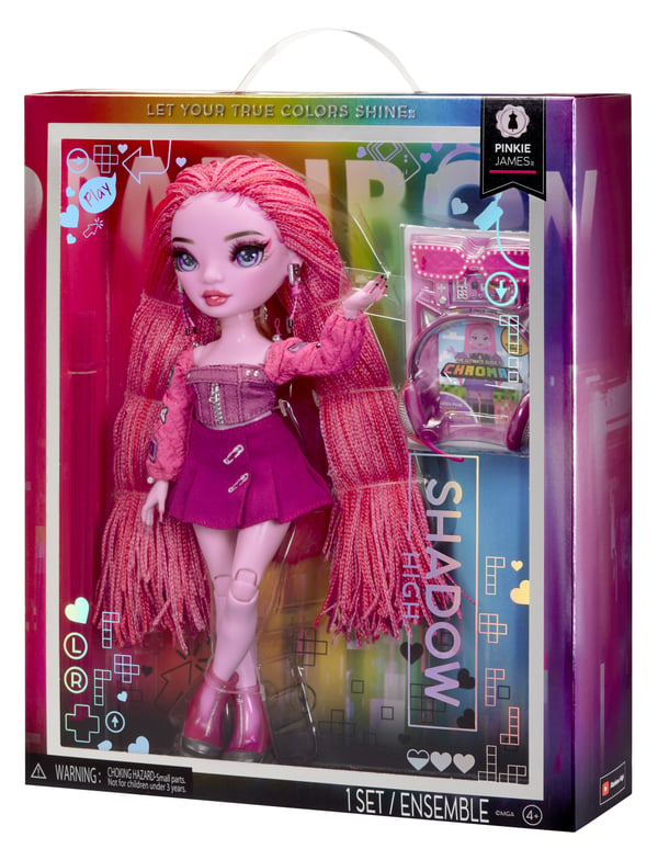MGA Entertainment Shadow High Fashion Doll- PINKIE JAMES (Pink)