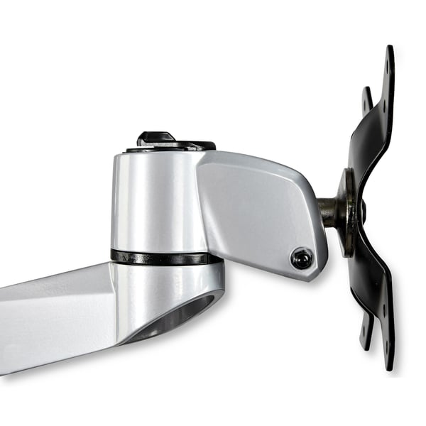 StarTech.com ARMQUADPS skærmbeslag og -stativer 68,6 cm (27") Skrivebord Sølv