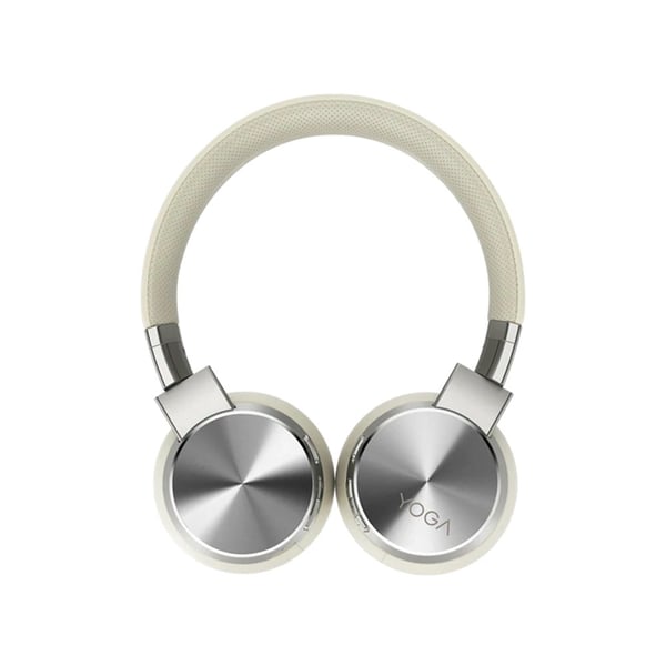Lenovo Yoga Headset Kabel & Trådlös Huvudband Bluetooth Gräddfärgad, Vit