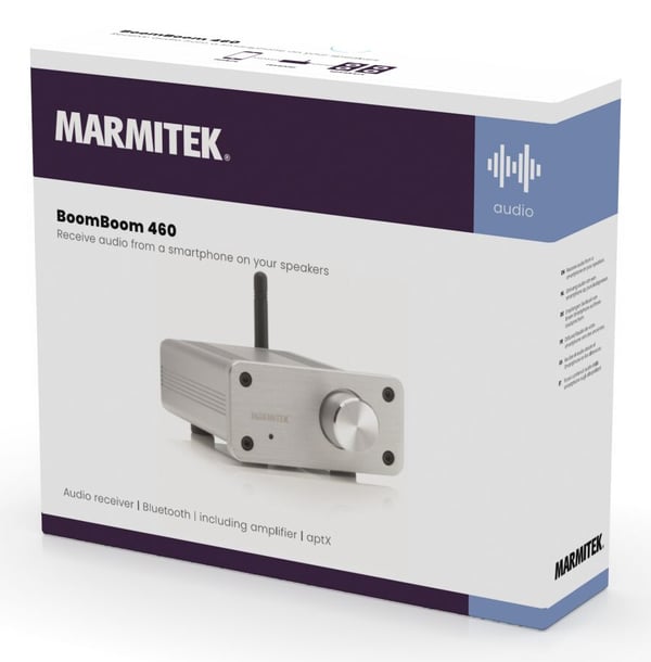Marmitek 25008232 Bluetooth-musikmottagare 30 m Silver