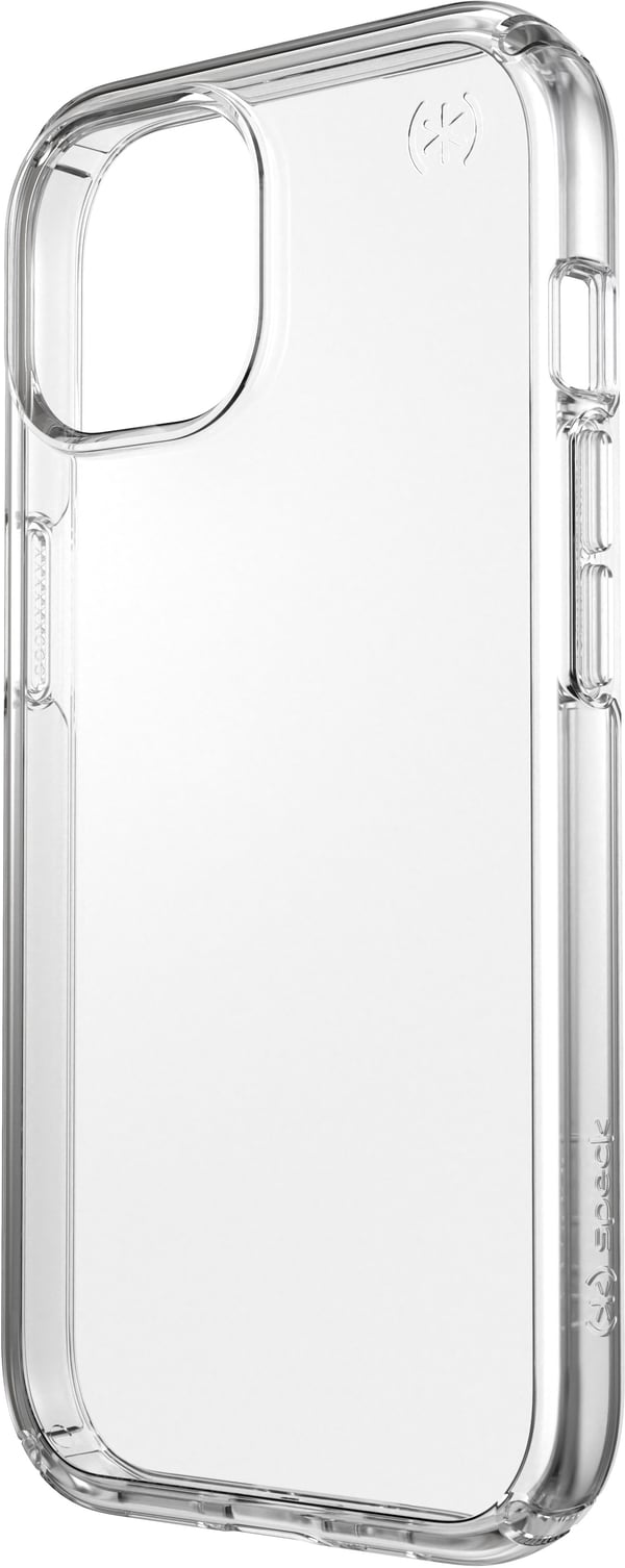 Speck Presidio Perfect-Clear - Fodral för iPhone 15/iPhone 14/iPhone 13 (Genomskinlig)