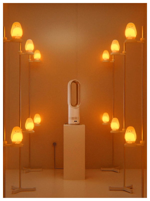 Dyson Hot+Cool HF1 inomhus Silver, Vit