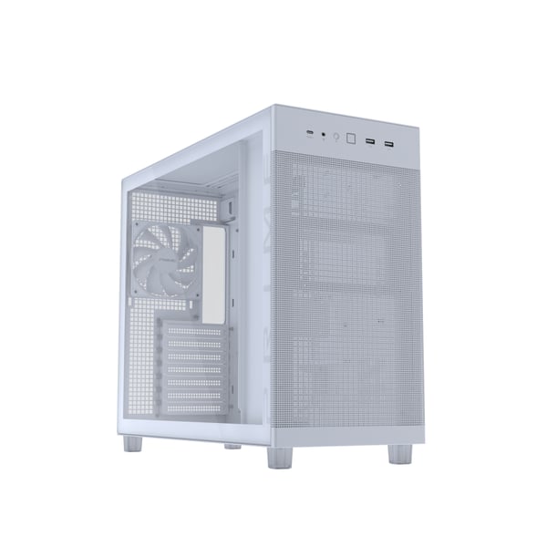 ASUS PRIME AP303 TG White Midi Tower Vit