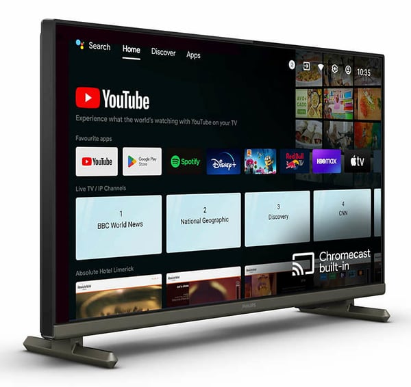 Philips 24HFL4518/12 TV til hotel- og restaurationsbranchen 61 cm (24") HD 250 cd/m² Smart TV Sort 6 W