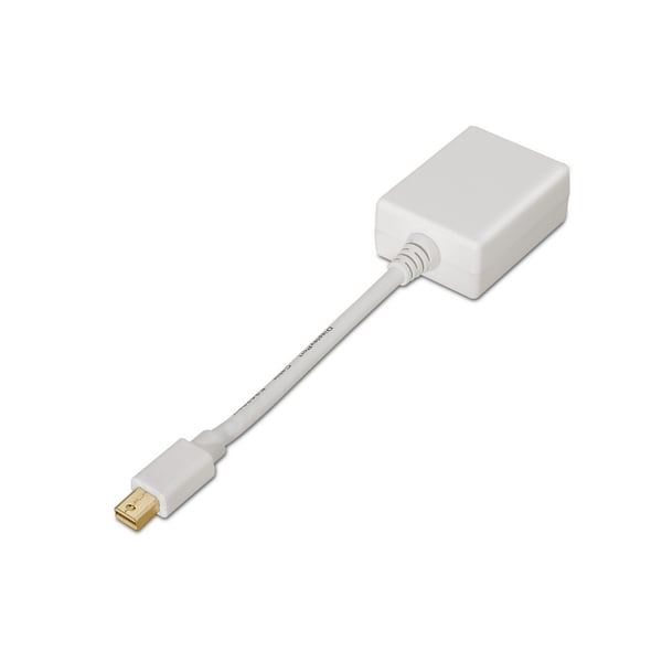 AISENS A125-0136 videokabel adapter 0,15 m Mini DisplayPort VGA Hvid