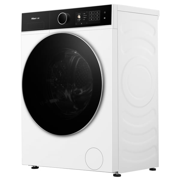 Hisense WD5I8043BWF kuivaava pyykinpesukone Vapaasti seisova Edestä täytettävä Valkoinen