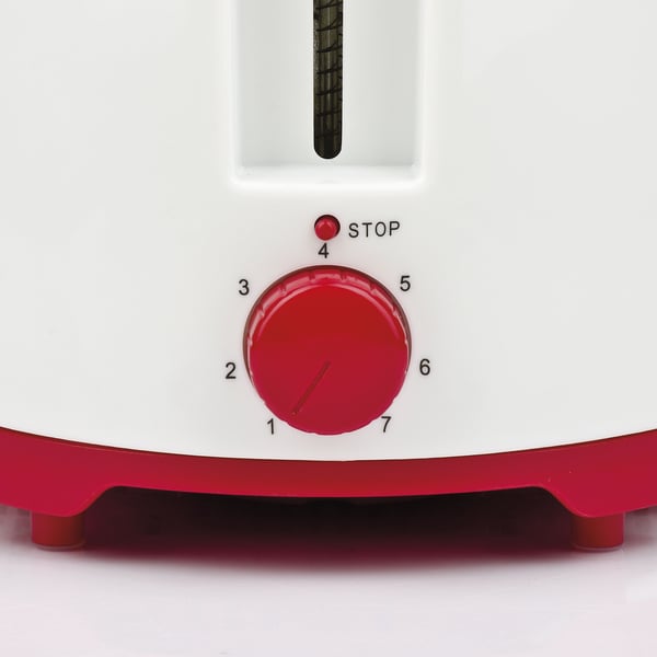 Girmi TP10 7 2 skive(r) 750 W Rød, Hvid