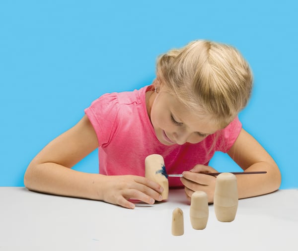 SES Creative Painting nesting dolls