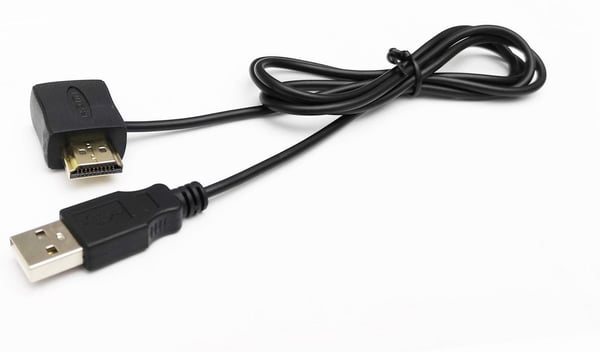 Vivolink PROHDMIPOWER HDMI-kabel 1 m Sort