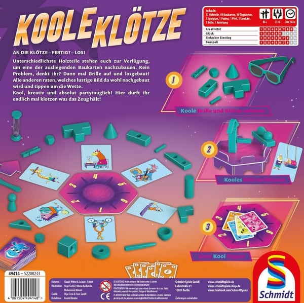 Schmidt® Spiele 49414 lautapeli 30 min Perhe