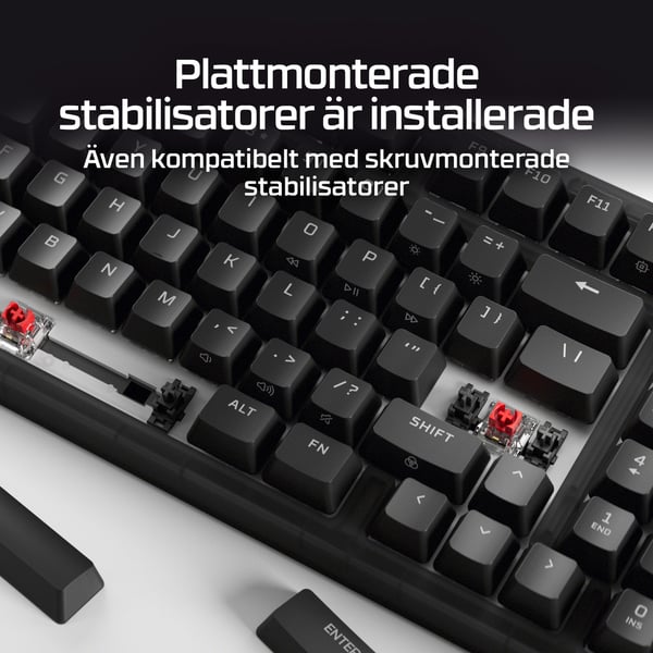 HyperX Origins 2 1800 tangentbord Spela USB Svart