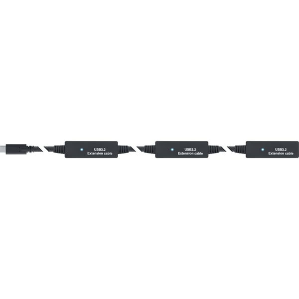 InLine 35656C USB-kabel USB 3.2 Gen 1 (3.1 Gen 1) 15 m USB C 5 Gbit/sek. Sort