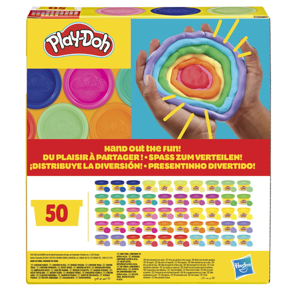 Play-Doh Rainbow Favors pakke med 50 stk.