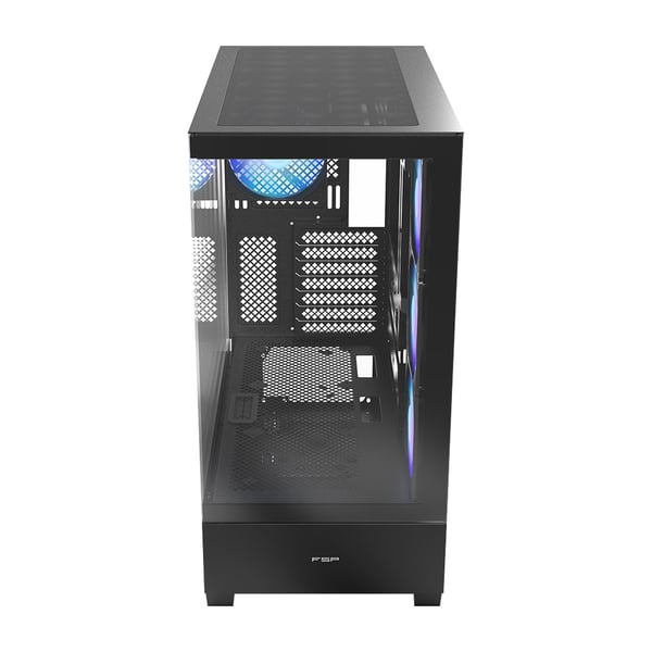 FSP M370-BA Case Midi Tower mITX, mATX, ATX (BTF) Black ARGB Svart
