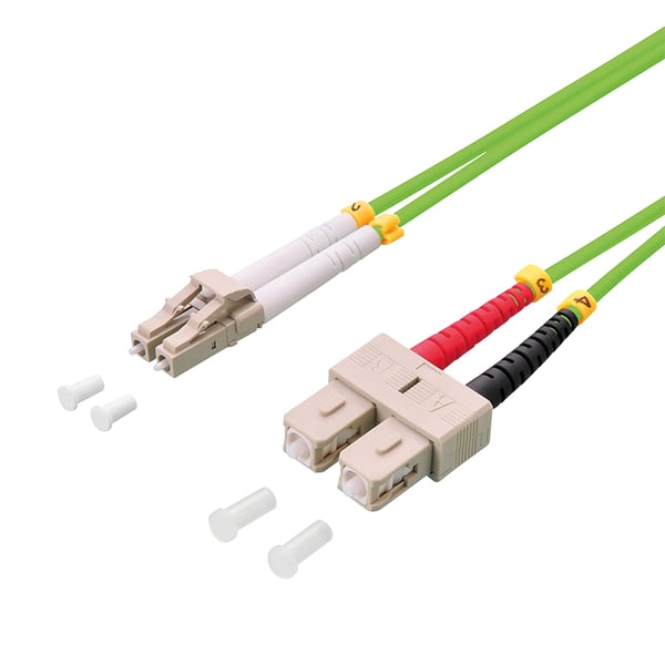 LogiLink FP5LS03 InfiniBand och fiberoptisk kabel 3 m LC SC Grön
