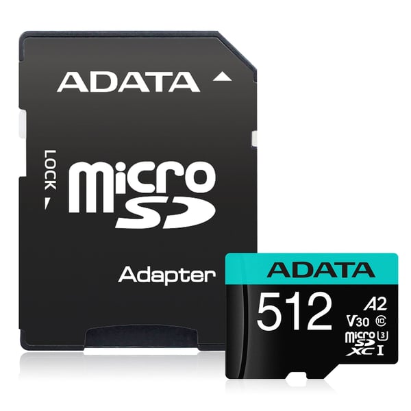 ADATA Premier Pro 512 GB MicroSDXC Klass 10