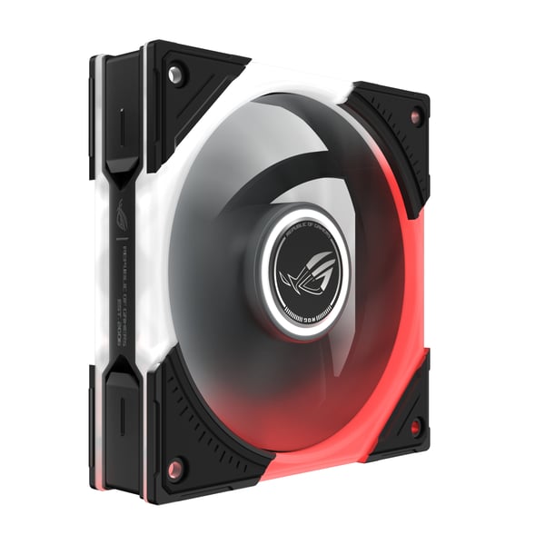 ASUS ROG Eurux GR120 ARGB Reverse Fan - Triple Pack Datorväska 12 cm Svart, Vit 3 styck
