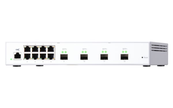 QNAP QSW-M408S nätverksswitchar hanterad L2 Gigabit Ethernet (10/100/1000) Vit