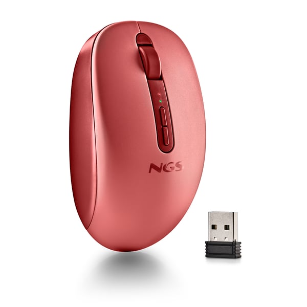 NGS FOG DUAL RED hiiri Universaali Molempikätinen RF Wireless + Bluetooth 1600 DPI
