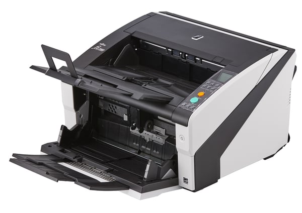 Ricoh fi-7800 ADF + Manuaalinen syöttöskanneri 600 x 600 DPI A3 Musta, Harmaa