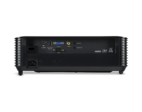 Acer Value X1328Wi Standard throw-projektor 4500 ANSI-lumen DLP WXGA (1280x800) 3D kompatibilitet Svart
