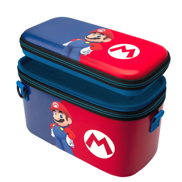 PDP Overnight: Power Pose Mario Hårdt etui Nintendo Flerfarvet