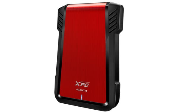 ADATA EX500 HDD/SSD kabinet Sort, Rød 2.5"