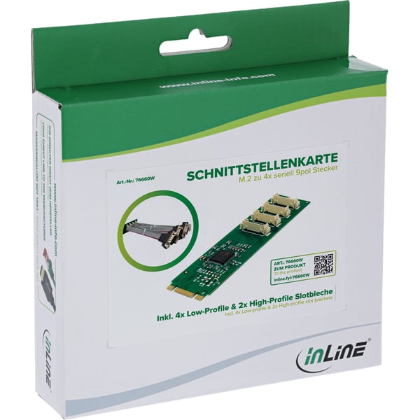 InLine 76660W interface-kort/adapter Intern Seriel