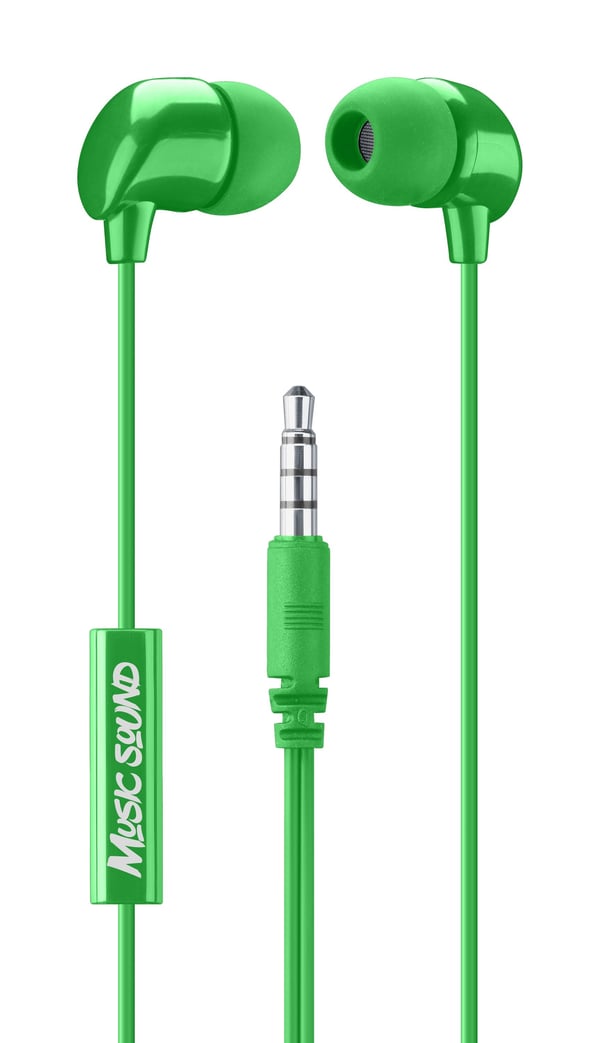 Music Sound 8018080359842 Headset Kabel I öra Samtal/musik Grön