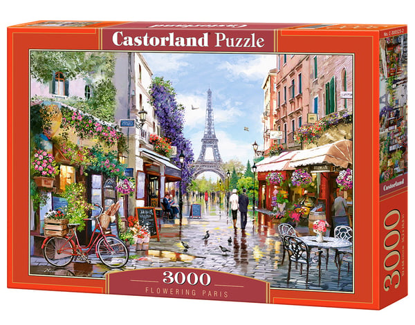 Castorland Flowering Paris 3000 pcs Pussel 3000 styck Stad