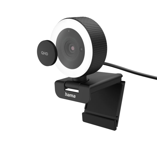 Hama C-850 Pro verkkokamera 4 MP 2560 x 1440 pikseliä USB 2.0 Musta