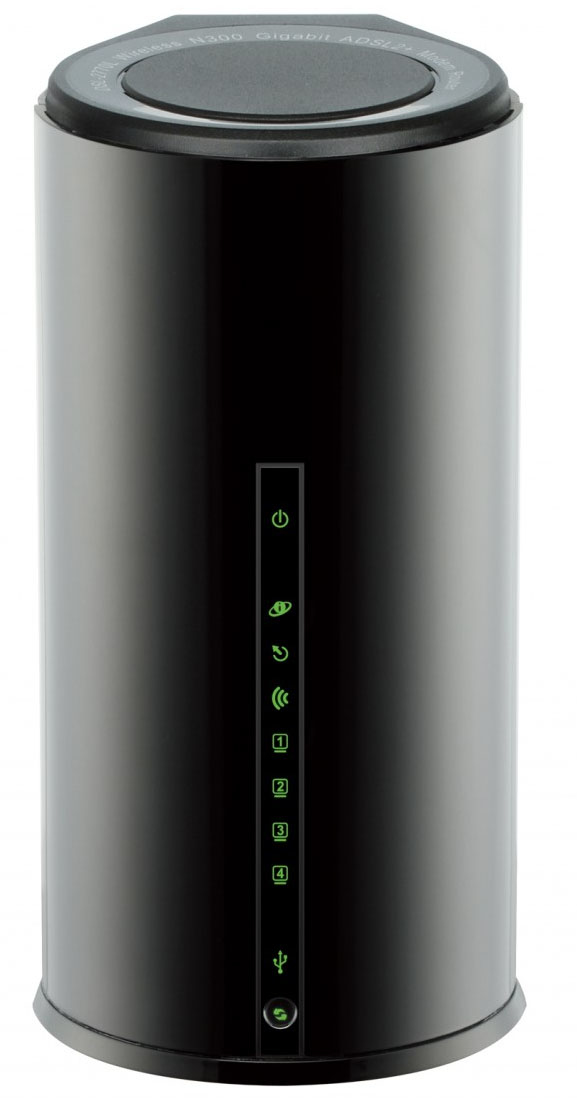 D-Link DSL-2770L trådløs router Gigabit Ethernet Sort