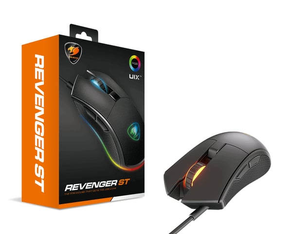 COUGAR Revenger ST mus Spil Højre hånd USB Type-A Optisk 5000 dpi